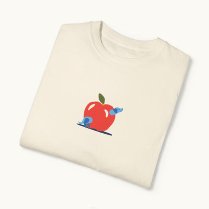 Apple Worm Dog Shirt