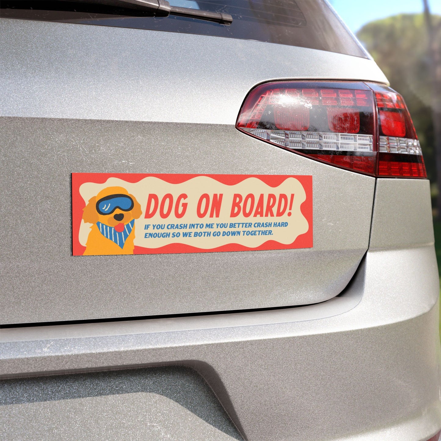 Dog on Board! Car Magnet