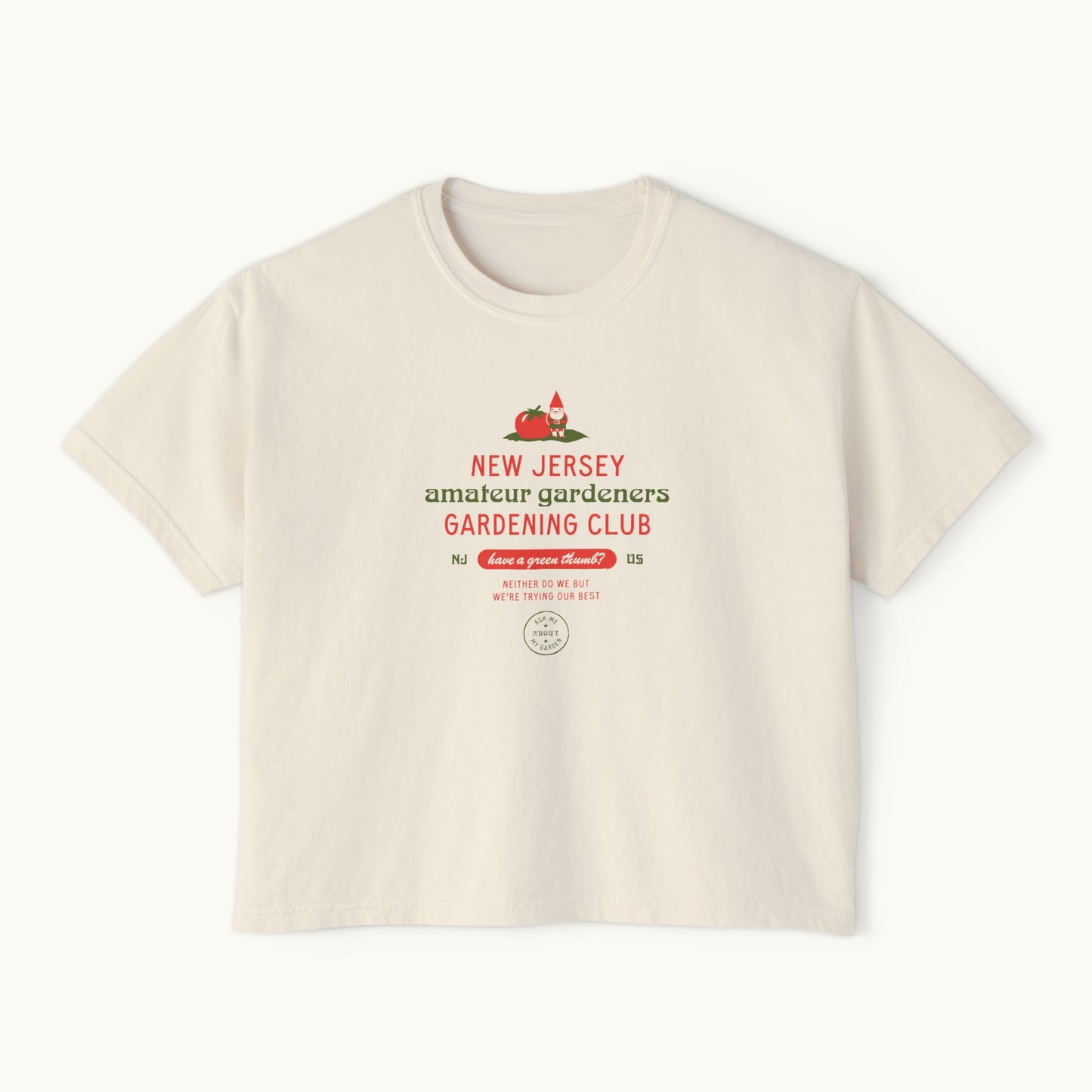 NJ Amateur Gardeners Club Boxy Tee