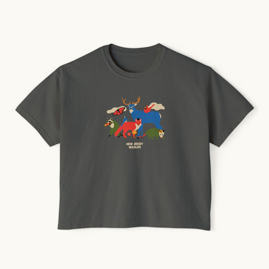 New Jersey Wildlife Boxy Tee